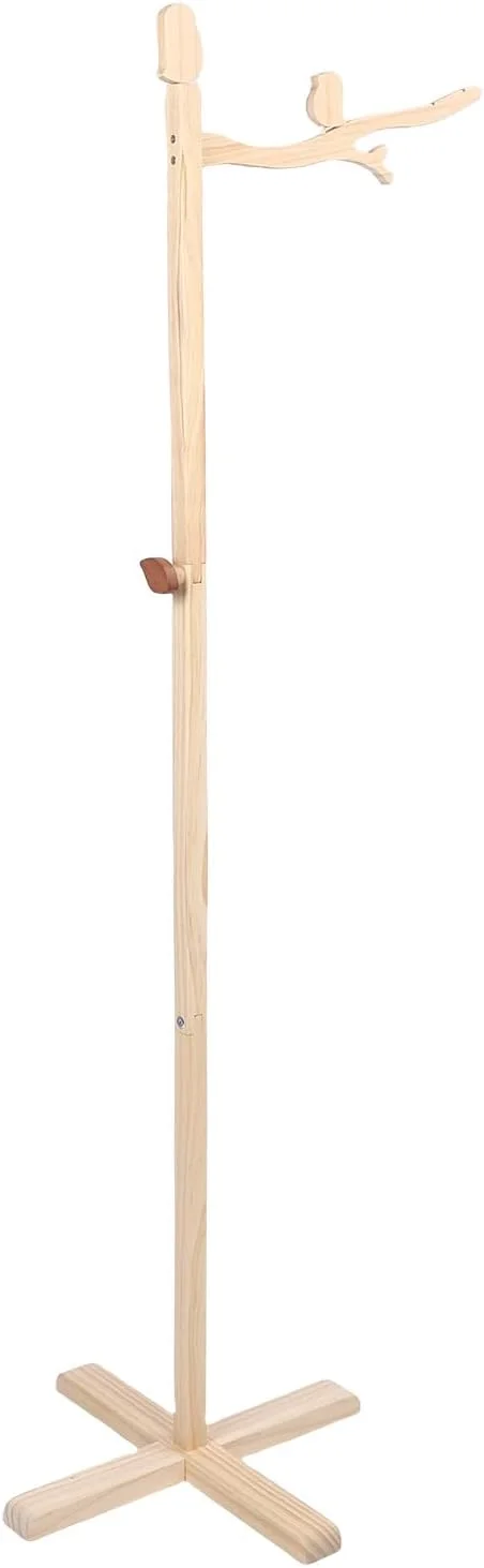 پایه آویز تخت نوزاد چوبی ایستاده، آویز DIY برای نوزاد دختر و پسر، نگهدارنده چند منظوره متحرک با پشتیبانی قوی برای خانه