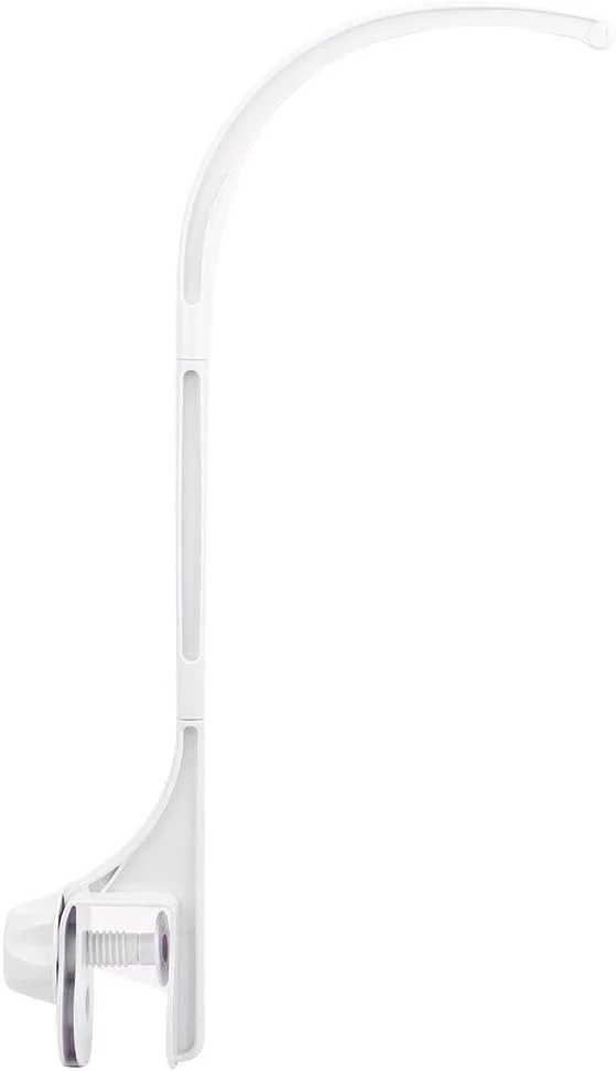 نگهدارنده آویز تخت نوزاد، پایه بازوی آویز تخت نوزاد برای دختر و پسر - بدون اسباب بازی (سفید)