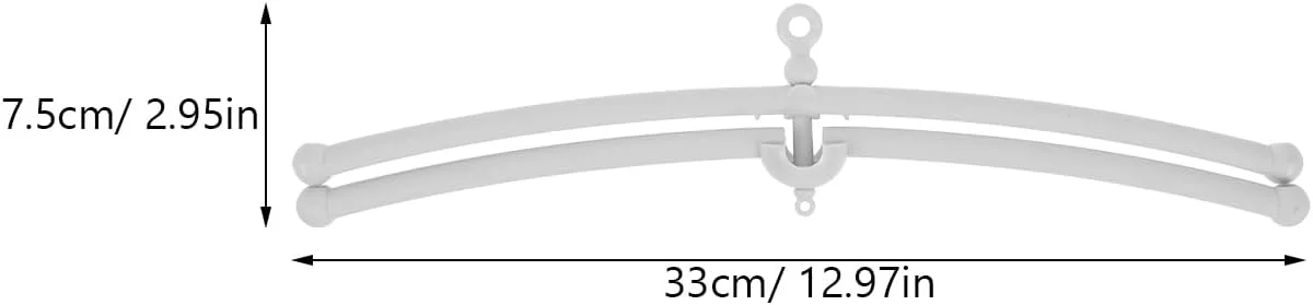 آویز تخت نوزاد بست‌آن‌زون، آویز بالای تخت خواب کودک، طراحی جذاب دکوراسیون اتاق نوزاد برای رشد حسی، پشتیبانی از ملودی‌های آرامش‌بخش