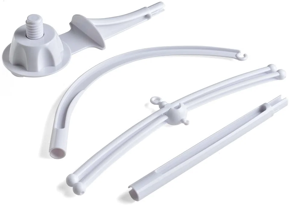 پایه آویز تخت نوزاد ای‌جی‌پی‌تک، نگهدارنده جعبه موزیکال، ست میله بازویی تخت نوزاد (پیچ مهره) - 2 سایز انتخابی BB0008-AGP