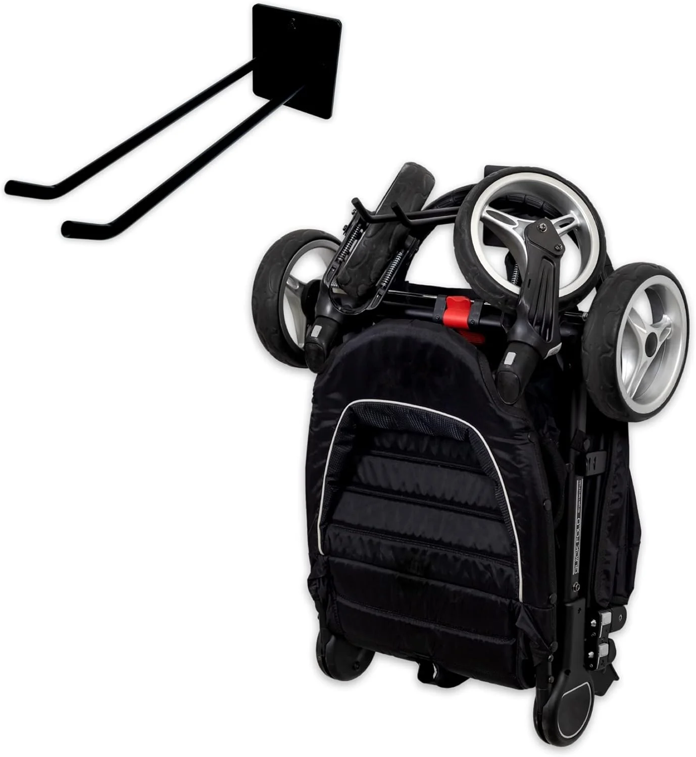 آویز نگهداری کالسکه کودک StoreYourBoard، نصب دیواری، درجه صنعتی، تحمل وزن تا 22 کیلوگرم، مناسب برای کالسکه‌های مسافرتی و سایز بزرگ