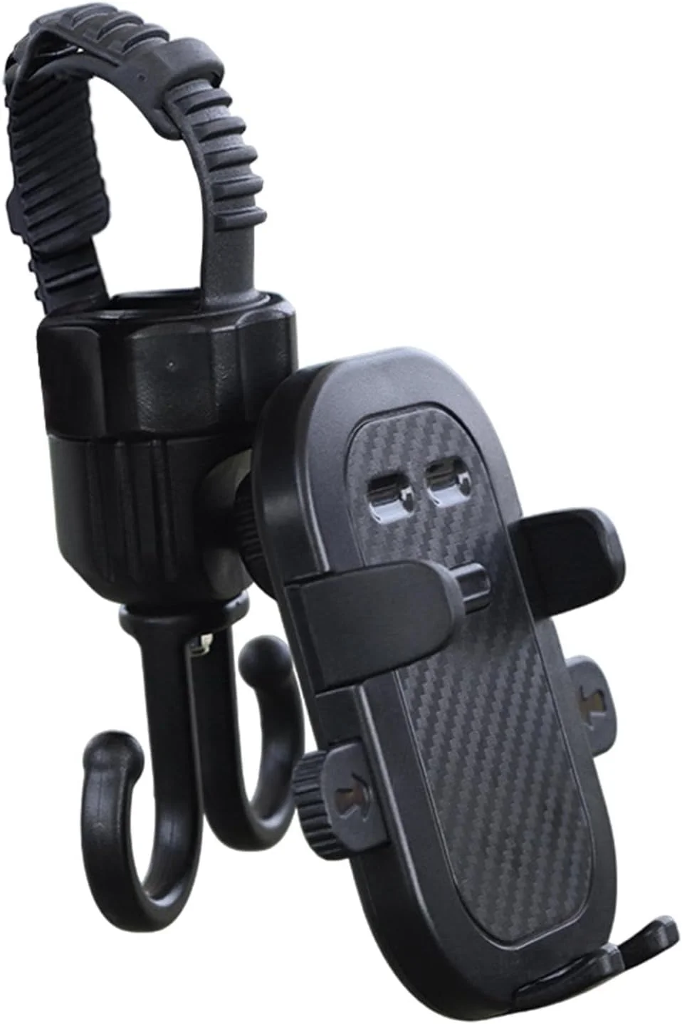 نگهدارنده تلفن همراه کالسکه - آویز کالسکه قابل حمل، پایه نگهدارنده گوشی هوشمند 2 در 1، قلاب کیف برای چرخ دستی خرید نگهدارنده تلفن همراه کالسکه - آویز کالسکه قابل حمل، پایه نگهدارنده گوشی هوشمند 2 در 1، قلاب کیف برای چرخ دستی خرید