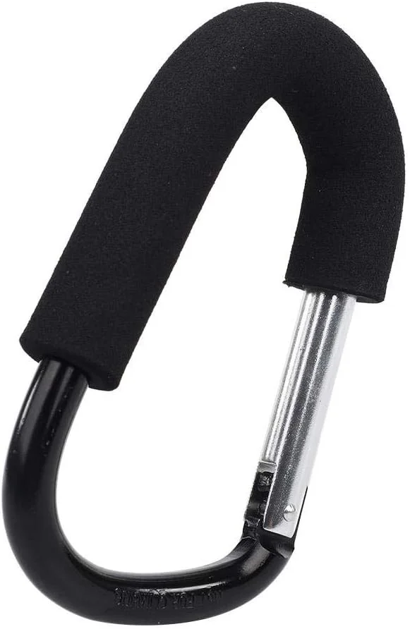 گیره کالسکه کودک، گیره های کالسکه و صندلی چرخدار کودک، آویز کیف خرید و کیف پوشک با کارابین فوم ضخیم، لوازم جانبی کالسکه کودک (14 * 8 سانتی متر) گیره کالسکه کودک، گیره های کالسکه و صندلی چرخدار کودک، آویز کیف خرید و کیف پوشک با کارابین فوم ضخیم، لوازم جانبی کالسکه کودک (14 * 8 سانتی متر)