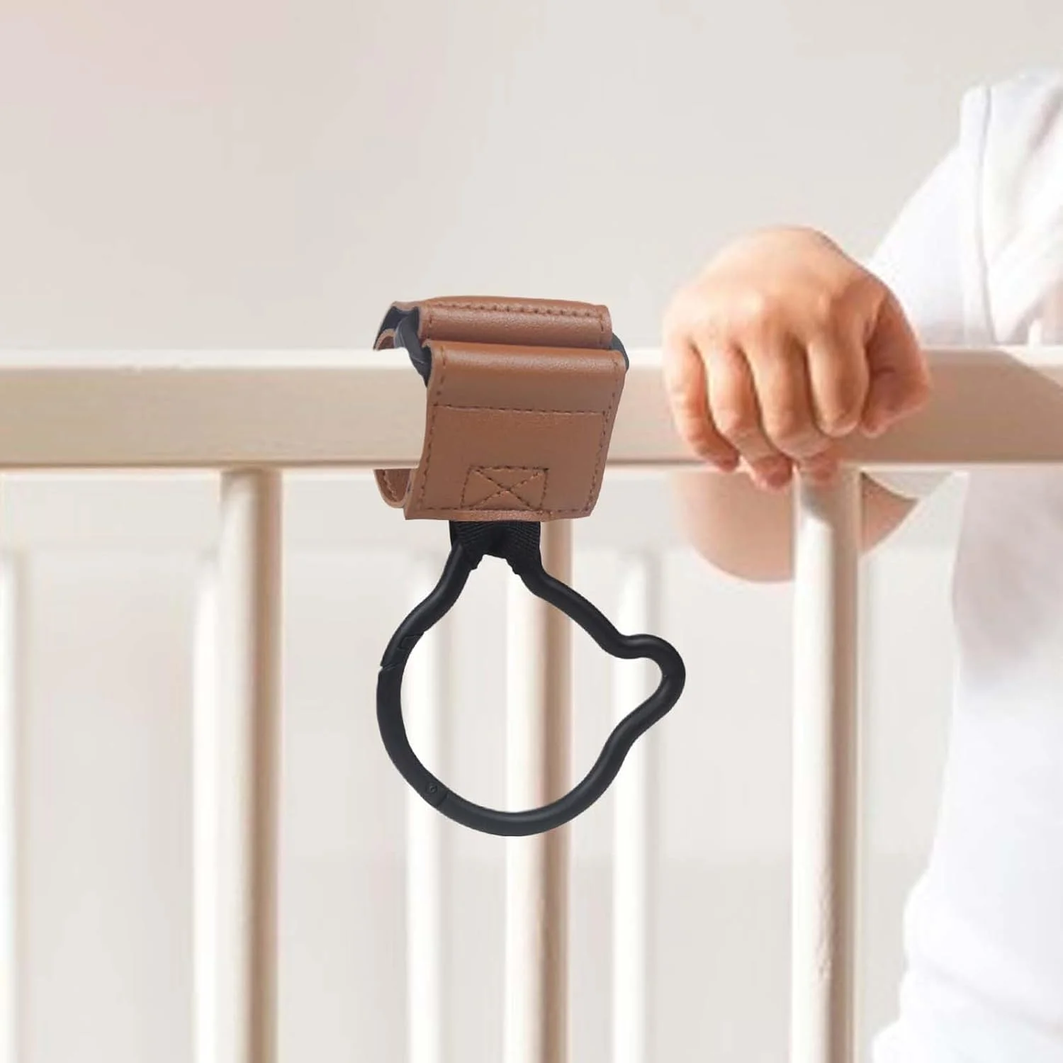 گیره های کالسکه، گیره های نگهدارنده لوازم جانبی کالسکه، آویز خرس آلیاژ روی، سازمان دهنده آویز کارابین برای اسکوتر، واکر، ویلچر