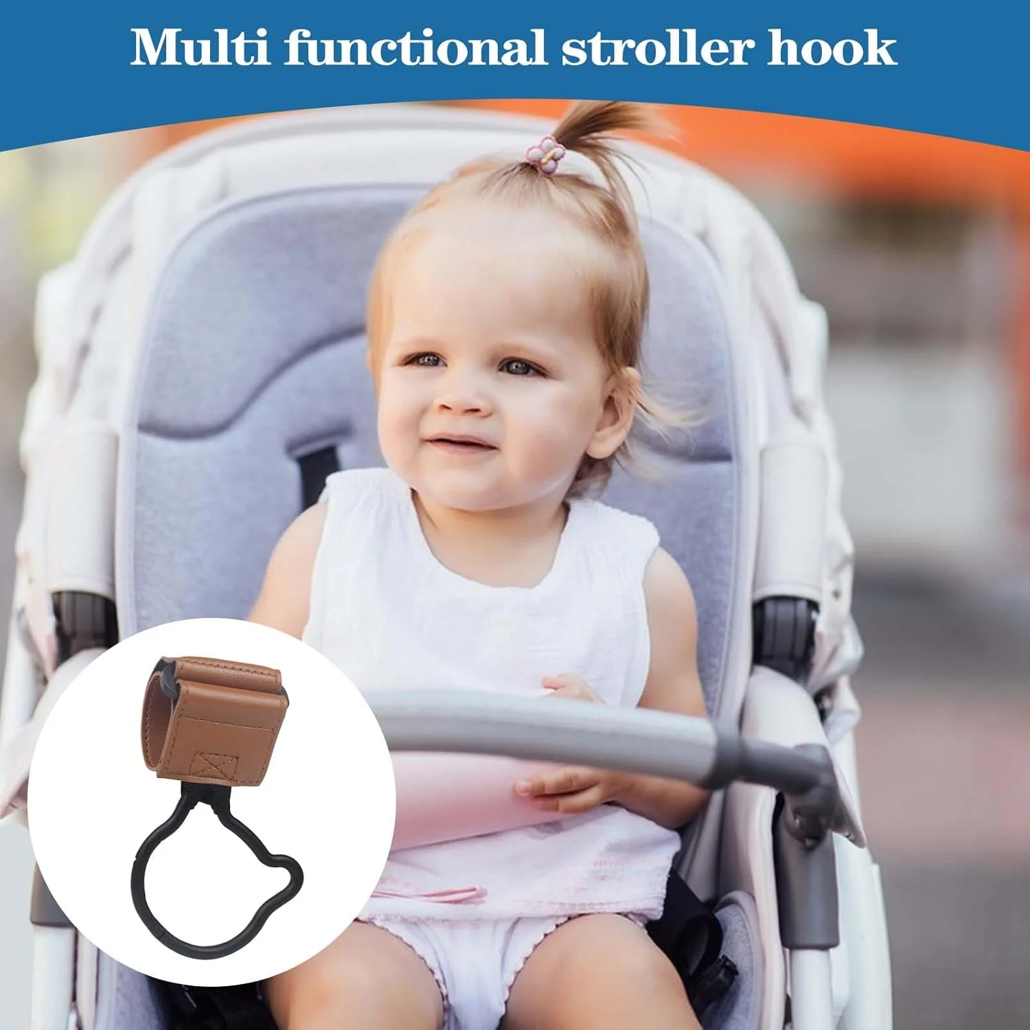 گیره های کالسکه - قلاب آویز سازمان دهنده کالسکه، سازمان دهنده خرس سنگین، آویز برای کیف پوشک، کیف پول، لوازم جانبی خرید