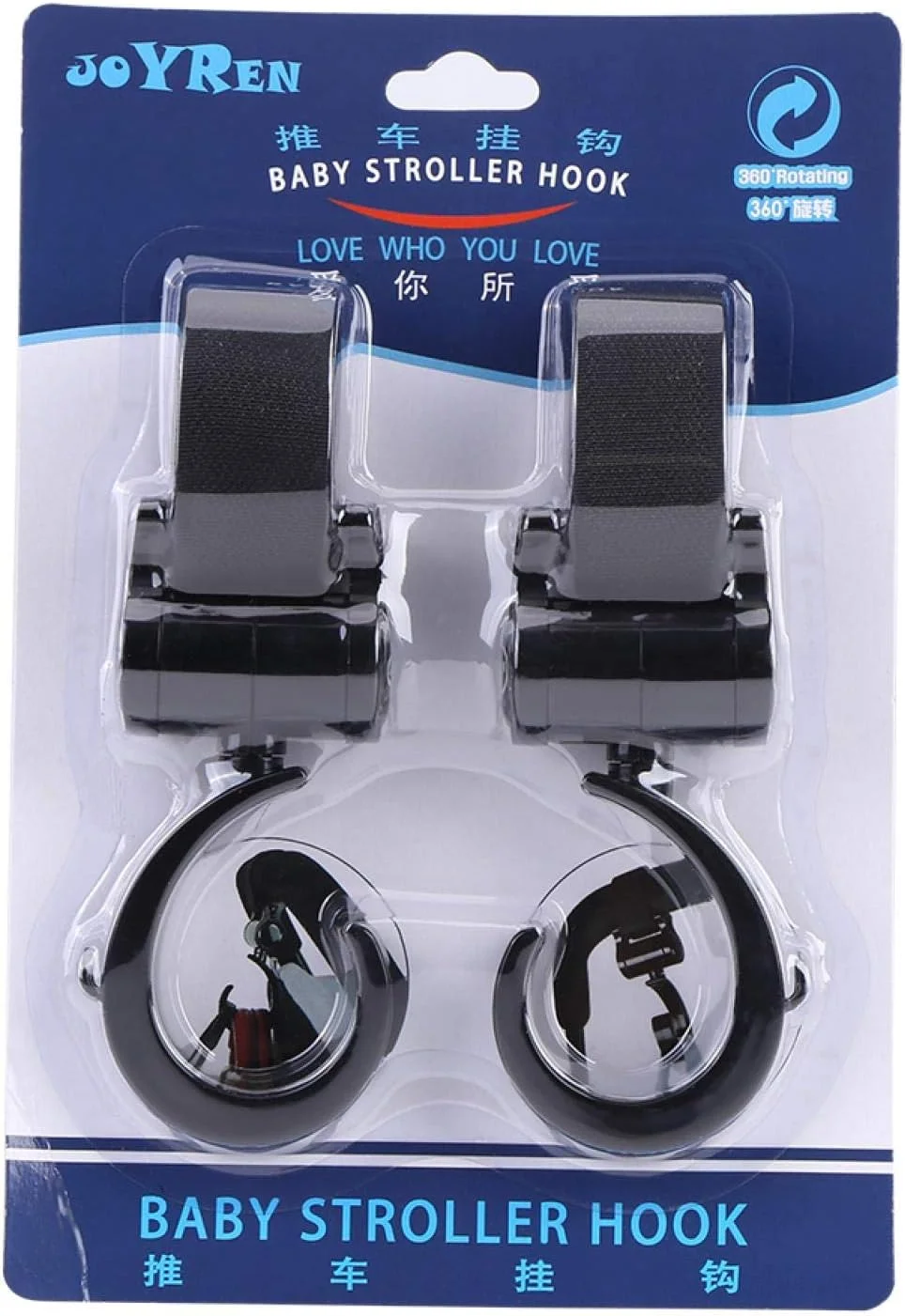 قلاب های کالسکه نوزاد با چرخش 360 درجه، آویز پلاستیکی ABS برای کالسکه