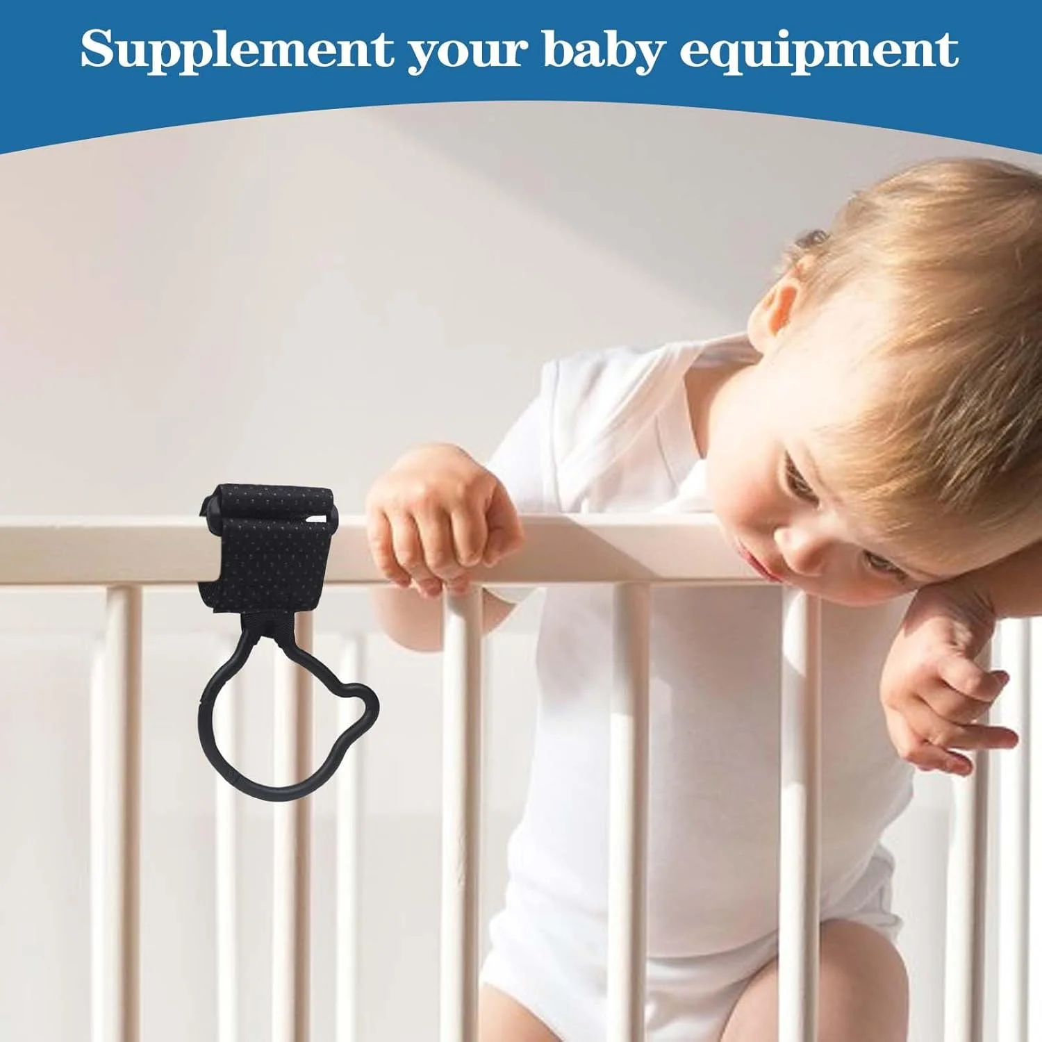 گیره های کالسکه، قلاب کارابین کالسکه کودک، آویز کارابین خرسی آلیاژ روی سنگین، لوازم کودک برای کیف پوشک، کیف دستی، خرید، کیسه خرید