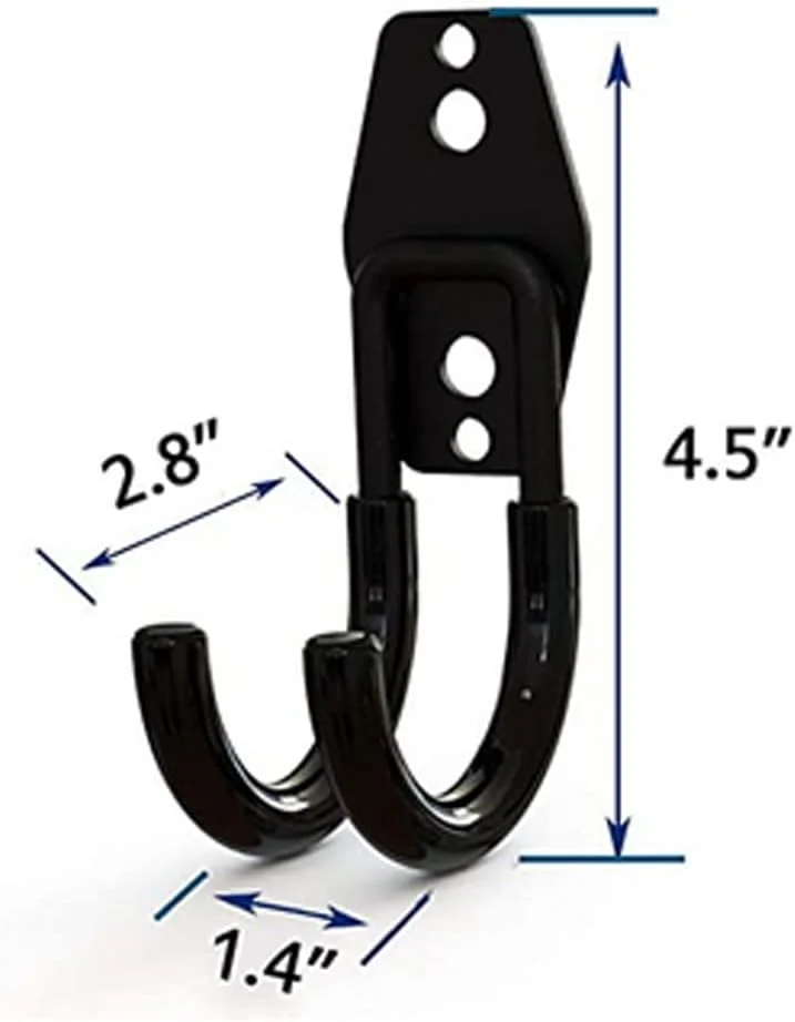 آویز دیواری نگهدارنده کالسکه کودک زوئل، بسته 2 عددی، آویز دیواری ابزار باغبانی، قلاب دیواری استیل برای سازماندهی ابزار گاراژ، قلاب های کاربردی (J کوچک) آویز دیواری نگهدارنده کالسکه کودک زوئل، بسته 2 عددی، آویز دیواری ابزار باغبانی، قلاب دیواری استیل برای سازماندهی ابزار گاراژ، قلاب های کاربردی (J کوچک)