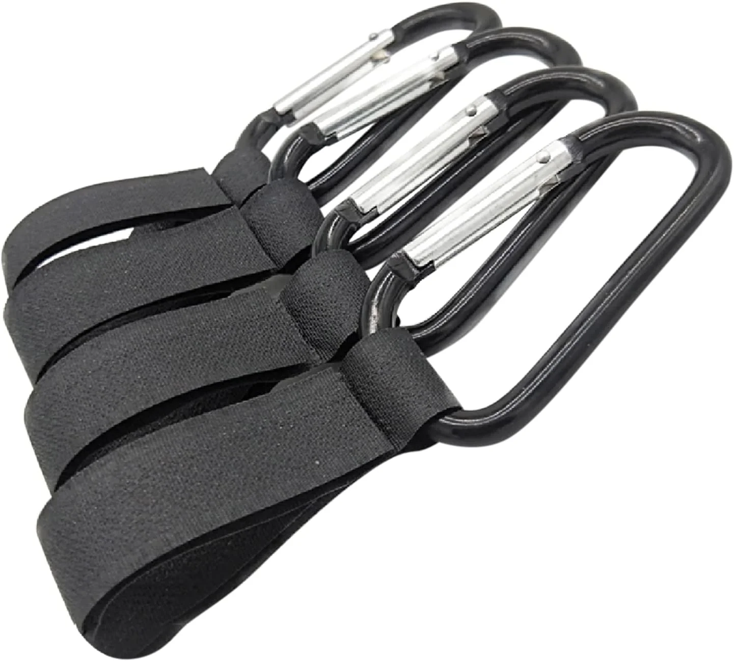 آویز کالسکه کودک، 2 بسته شامل 2 عدد آویز چند منظوره، گیره های کالسکه برای لوازم جانبی کالسکه مادر، مناسب برای آویزان کردن کیف پوشک و کیف دستی