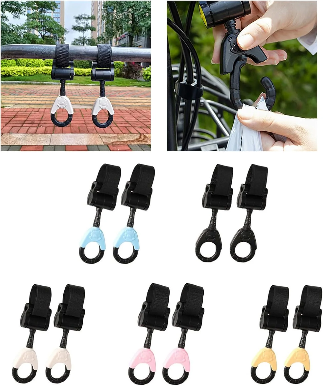 آویز گرد کالسکه کودک، آویز کالسکه مسافرتی برای حمل آسان و راحتی