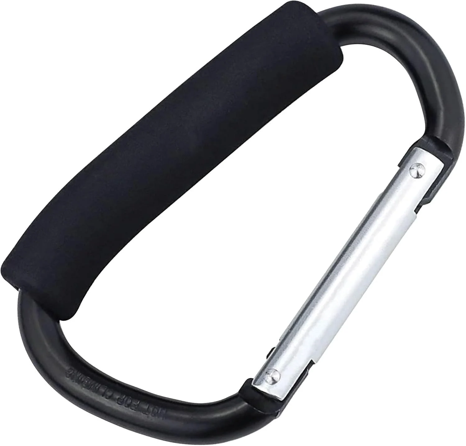 قلاب کالسکه بچه برند مون، بادوام، سبک و قوی - بدنه آلومینیومی با کیفیت بالا با دسته فوم دار - تحمل بار و نصب/جداسازی آسان - پشتیبانی از کیف - استفاده آسان - مشکی