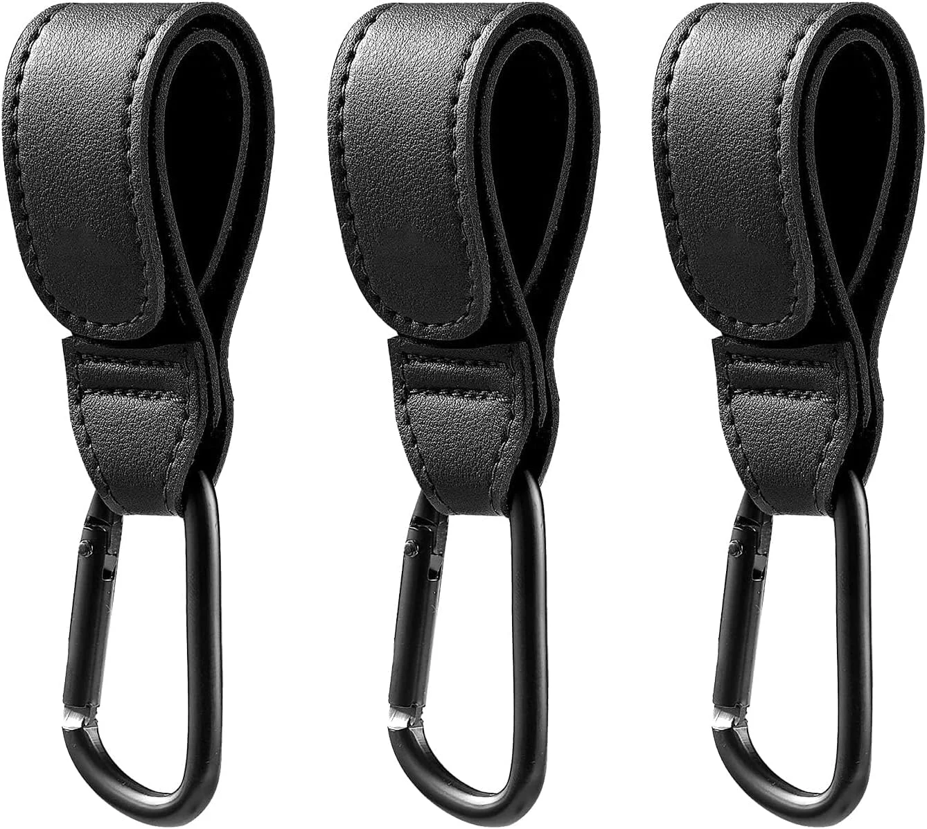 ست ۳ عددی قلاب آویز کالسکه بچه، گیره های کالسکه چرمی PU مقاوم، قلاب های جهانی و واگن، قلاب های کالسکه، آویز کالسکه برای ویلچر سبد خرید (مشکی) ست ۳ عددی قلاب آویز کالسکه بچه، گیره های کالسکه چرمی PU مقاوم، قلاب های جهانی و واگن، قلاب های کالسکه، آویز کالسکه برای ویلچر سبد خرید (مشکی)