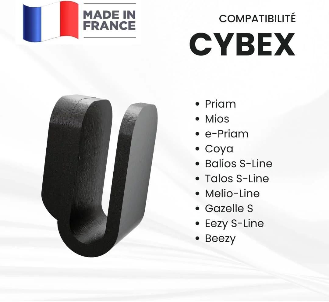 نگهدارنده کیف سازگار با کالسکه های سایبکس کویا، ملیو، پریام، بالیوس، تالوس، گزلی اس، ایزی اس-لاین، میوس، بیزی - اتصال لوازم جانبی برای کیف تعویض