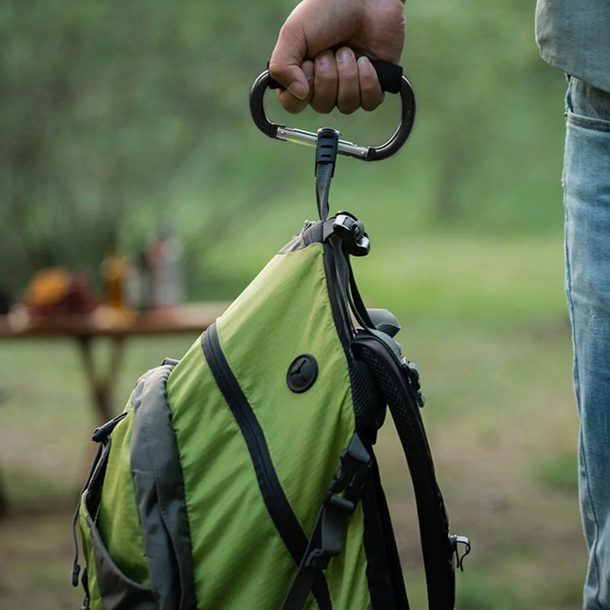 بسته 2 عددی قلاب کالسکه کودک، کارابین بزرگ برای مادر، گیره های لوازم جانبی کالسکه، سازمان دهنده قلاب برای آویزان کردن کیف دستی، کیف پوشک، کیسه های خرید (مشکی)