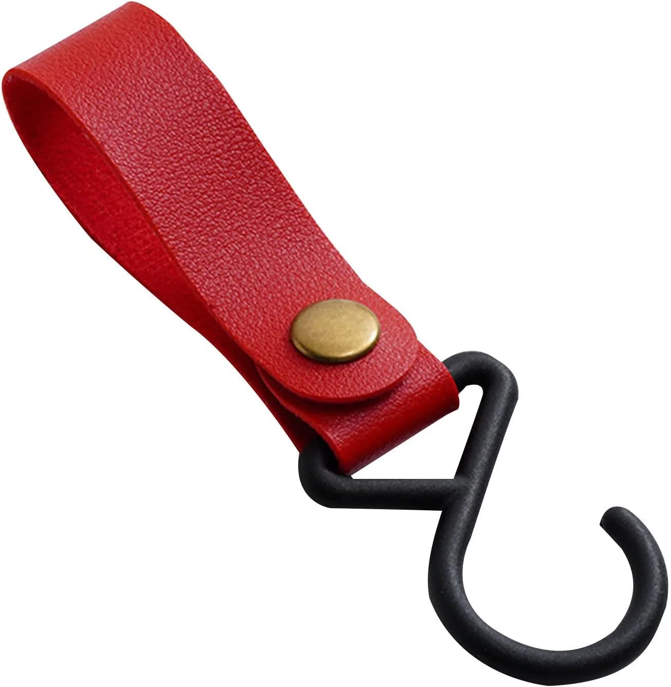 آویز کیف لوازم کودک کول بیبی برای کالسکه، بند چرمی PU با قلاب های S و کارابین پلاستیکی، لوازم جانبی کالسکه و پرام آویز کیف لوازم کودک کول بیبی برای کالسکه، بند چرمی PU با قلاب های S و کارابین پلاستیکی، لوازم جانبی کالسکه و پرام