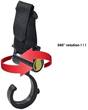 آویز کالسکه SKEIDO - بسته 2 عددی آویز چند منظوره - آویز برای کیف لوازم کودک، خواربار، لباس، کیف دستی - لوازم جانبی عالی برای مادر هنگام پیاده روی یا خرید