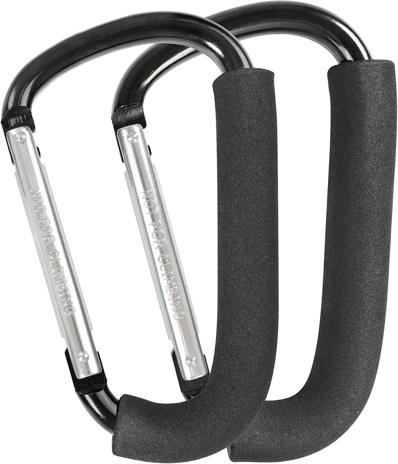 قلاب های بزرگ کالسکه DF DUALFERV، بسته 2 عددی، آلومینیومی، مشکی، D شکل، غیر قفل شونده، لوازم جانبی کالسکه برای مادر، خرید مواد غذایی، پیاده روی، کمپینگ، بند سگ و استفاده از ویلچر قلاب های بزرگ کالسکه DF DUALFERV، بسته 2 عددی، آلومینیومی، مشکی، D شکل، غیر قفل شونده، لوازم جانبی کالسکه برای مادر، خرید مواد غذایی، پیاده روی، کمپینگ، بند سگ و استفاده از ویلچر