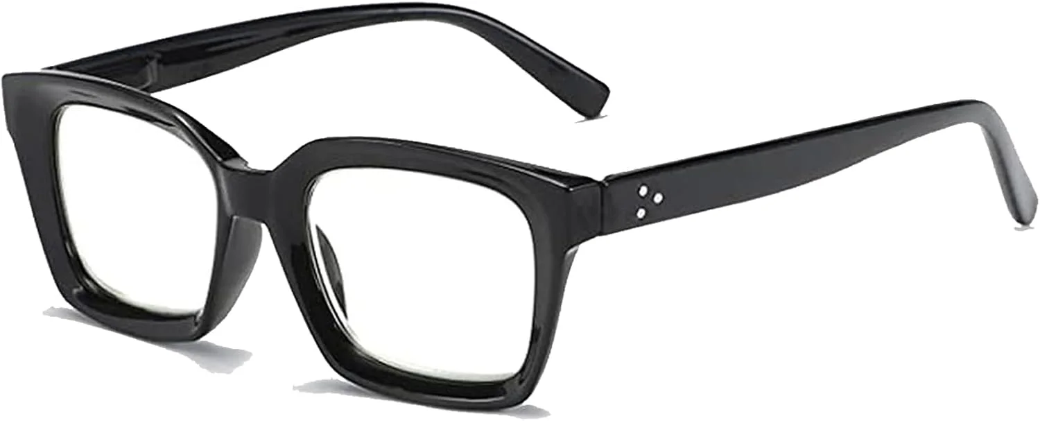 عینک مطالعه فریم بزرگ Hubeye مردانه و زنانه، رترو، مربعی بزرگ، مسدود کننده نور آبی، مناسب کامپیوتر… عینک مطالعه فریم بزرگ Hubeye مردانه و زنانه، رترو، مربعی بزرگ، مسدود کننده نور آبی، مناسب کامپیوتر…