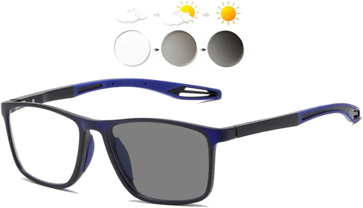 عینک مطالعه فتوکرومیک، فیلتر نور آبی، مناسب آقایان و بانوان، لولای فنری، فریم مستطیلی TR90 با محافظت UV، عینک آفتابی مطالعه، کمک مطالعه، 0.0 1.0 1.5 2.0 2.5 3.0 عینک مطالعه فتوکرومیک، فیلتر نور آبی، مناسب آقایان و بانوان، لولای فنری، فریم مستطیلی TR90 با محافظت UV، عینک آفتابی مطالعه، کمک مطالعه، 0.0 1.0 1.5 2.0 2.5 3.0