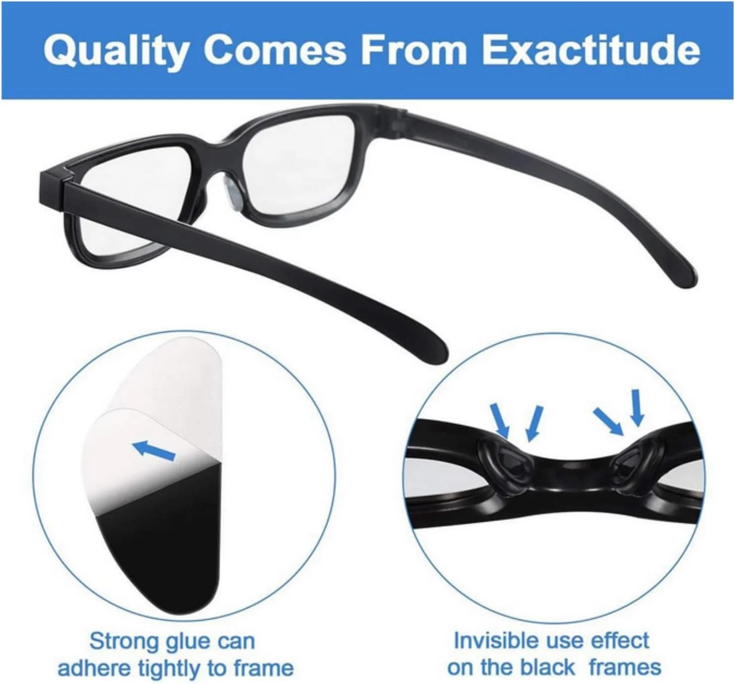 20 جفت پد بینی چسبی سیلیکونی SKEIDO، پد بینی محفظه هوای ضد لغزش، طراحی نرم تر برای فریم های پلاستیکی کامل، عینک طبی، عینک آفتابی - 15 x 7 x 1 میلی متر (مشکی) 20 جفت پد بینی چسبی سیلیکونی SKEIDO، پد بینی محفظه هوای ضد لغزش، طراحی نرم تر برای فریم های پلاستیکی کامل، عینک طبی، عینک آفتابی - 15 x 7 x 1 میلی متر (مشکی)