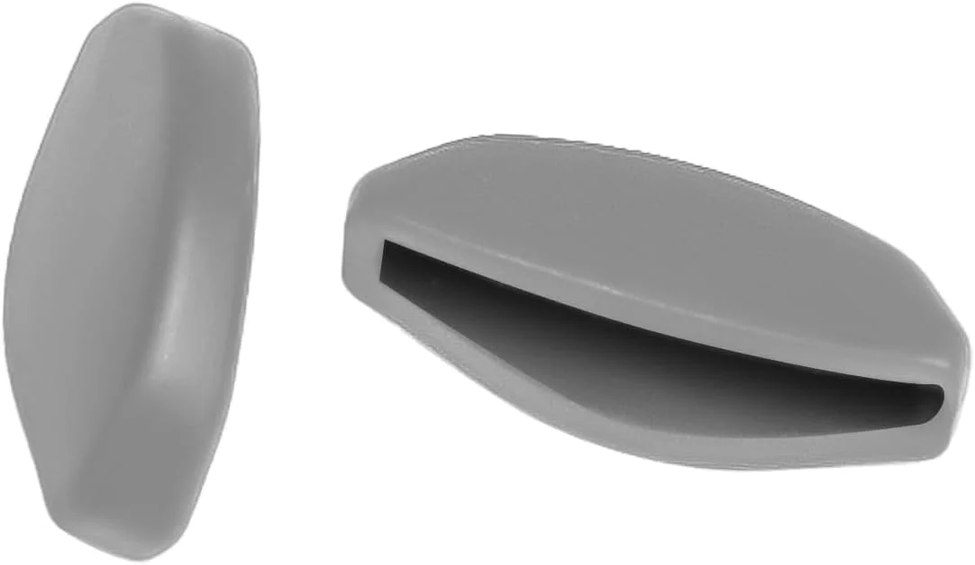 پدهای بینی ضد لغزش جایگزین برای فریم عینک آفتابی Oakley Sielo OO9288/Sielo SQ OO9480، قطعات بینی نرم سیلیکونی - خاکستری سایز معمولی