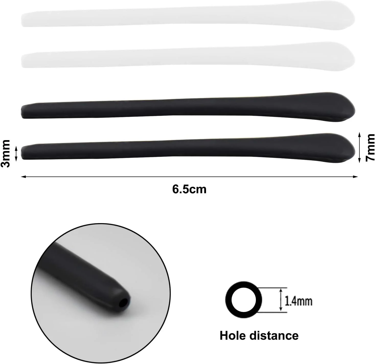 محافظ دسته عینک - 4 جفت سیلیکونی ضد لغزش، نگهدارنده قلاب گوشی عینک، قطعات جوراب گوشی ضد لغزش، لوازم جانبی جایگزین عینک برای عینک آفتابی فلزی با دسته های نازک محافظ دسته عینک - 4 جفت سیلیکونی ضد لغزش، نگهدارنده قلاب گوشی عینک، قطعات جوراب گوشی ضد لغزش، لوازم جانبی جایگزین عینک برای عینک آفتابی فلزی با دسته های نازک