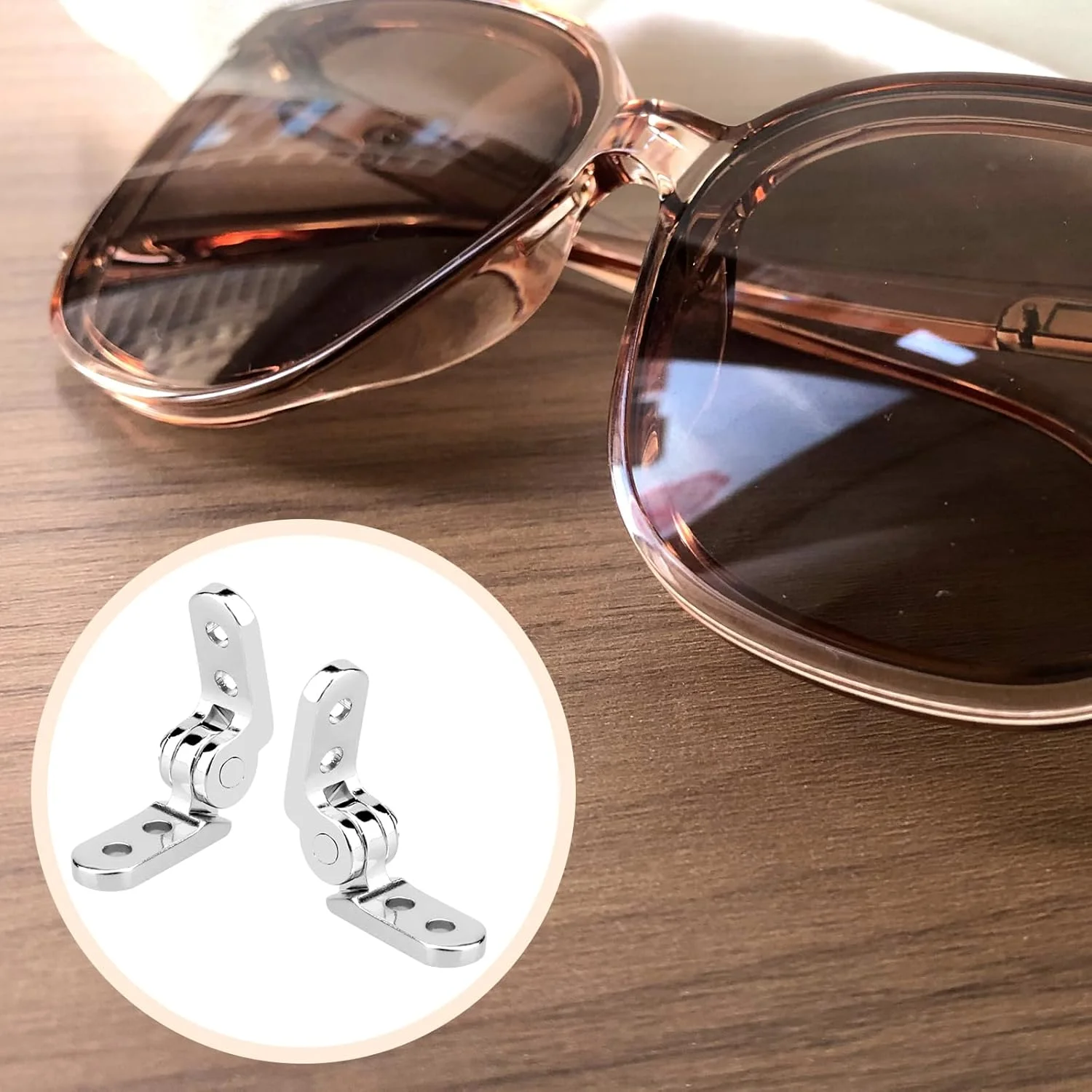 ۵ جفت لولا عینک، کیت تعمیر لولا عینک جهانی، لولا برای تعمیر و جایگزینی عینک، لولا دسته عینک برای فریم های پلاستیکی و عینک آفتابی ۵ جفت لولا عینک، کیت تعمیر لولا عینک جهانی، لولا برای تعمیر و جایگزینی عینک، لولا دسته عینک برای فریم های پلاستیکی و عینک آفتابی