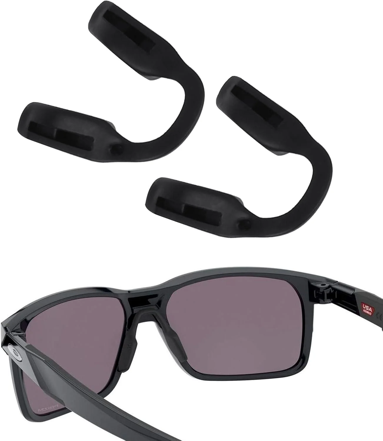 دو عدد پد بینی جایگزین ضخیم تر برای Oakley Portal OO9446/Portal X OO9460/Parlay OO4143/Pasque OO9222/Low Key OO9433/Trailing Point OO9447/Leadline OO9473/BXTR Metal OO9237/Futurity OO9482