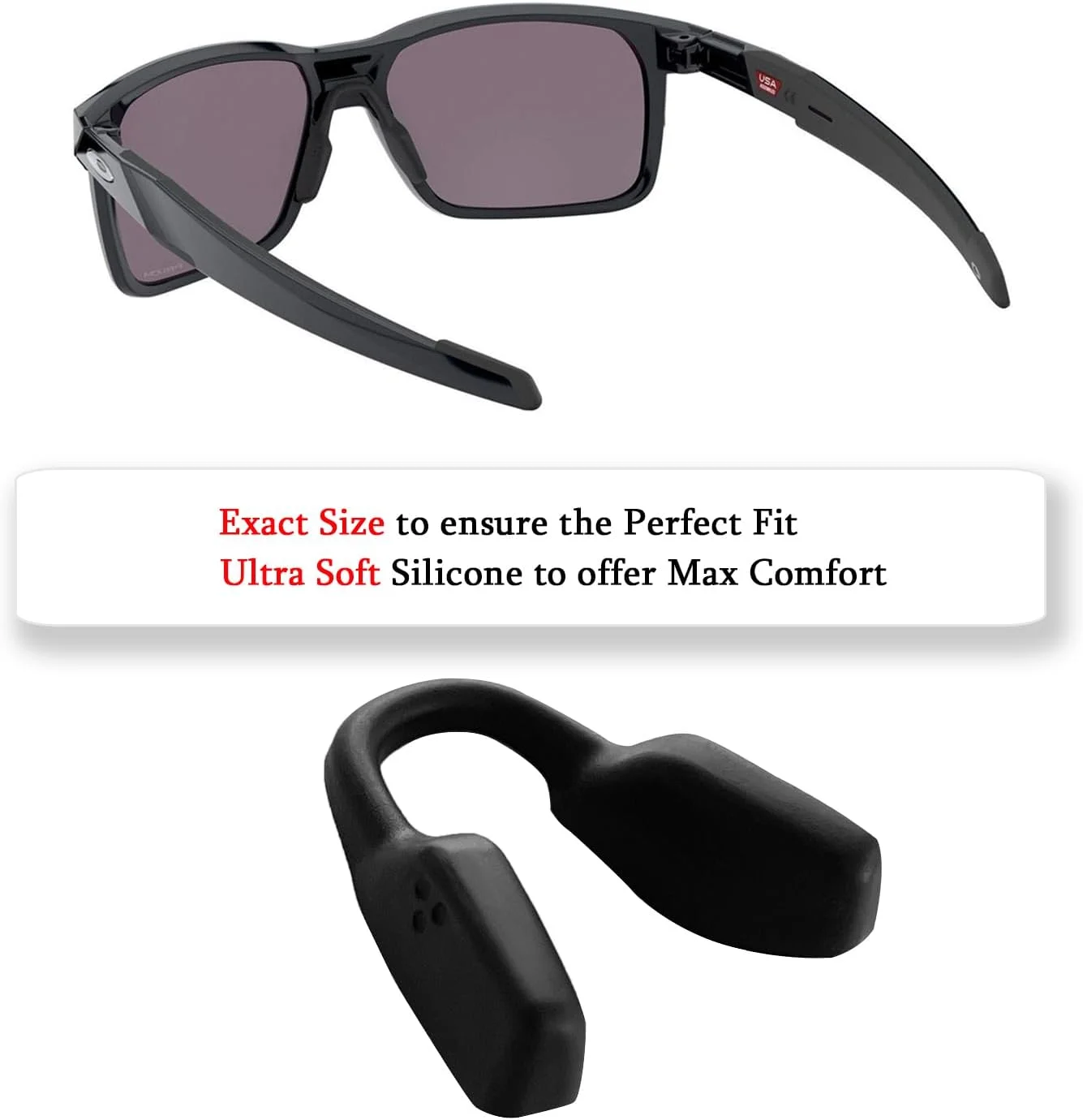 دو عدد پد بینی جایگزین ضخیم تر برای Oakley Portal OO9446/Portal X OO9460/Parlay OO4143/Pasque OO9222/Low Key OO9433/Trailing Point OO9447/Leadline OO9473/BXTR Metal OO9237/Futurity OO9482 دو عدد پد بینی جایگزین ضخیم تر برای Oakley Portal OO9446/Portal X OO9460/Parlay OO4143/Pasque OO9222/Low Key OO9433/Trailing Point OO9447/Leadline OO9473/BXTR Metal OO9237/Futurity OO9482