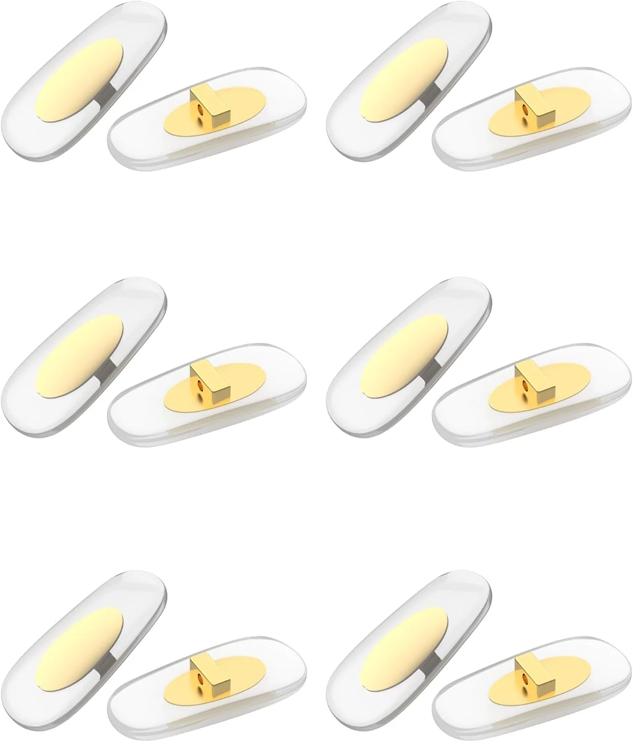 ۶ جفت پد بینی جایگزین برای عینک آفتابی های ری-بن RB3604 RB3523 RB6336 RB7140 RB3534 RB3549 RB4071