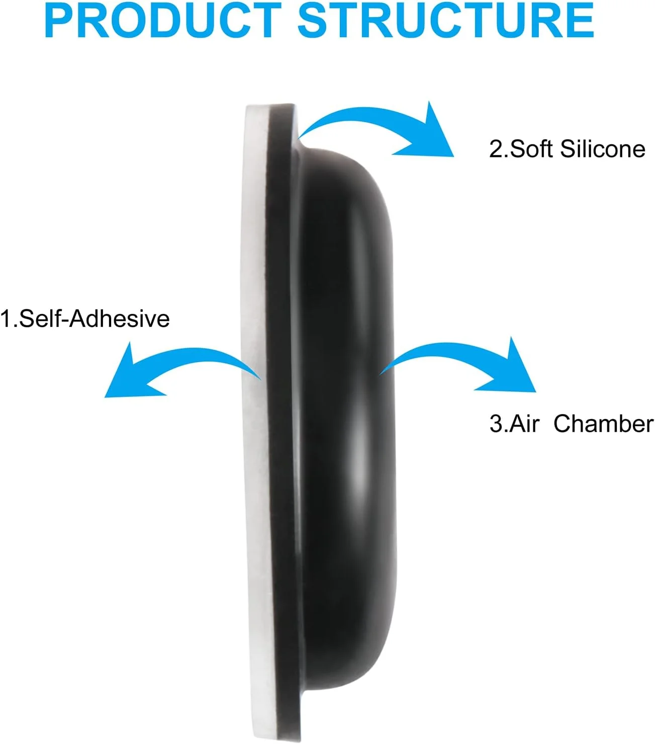 پدهای بینی عینک، پد بینی چسبی سیلیکونی نرم، پدهای بینی محفظه هوا برای فریم های پلاستیکی، 10 جفت (مشکی) پدهای بینی عینک، پد بینی چسبی سیلیکونی نرم، پدهای بینی محفظه هوا برای فریم های پلاستیکی، 10 جفت (مشکی)