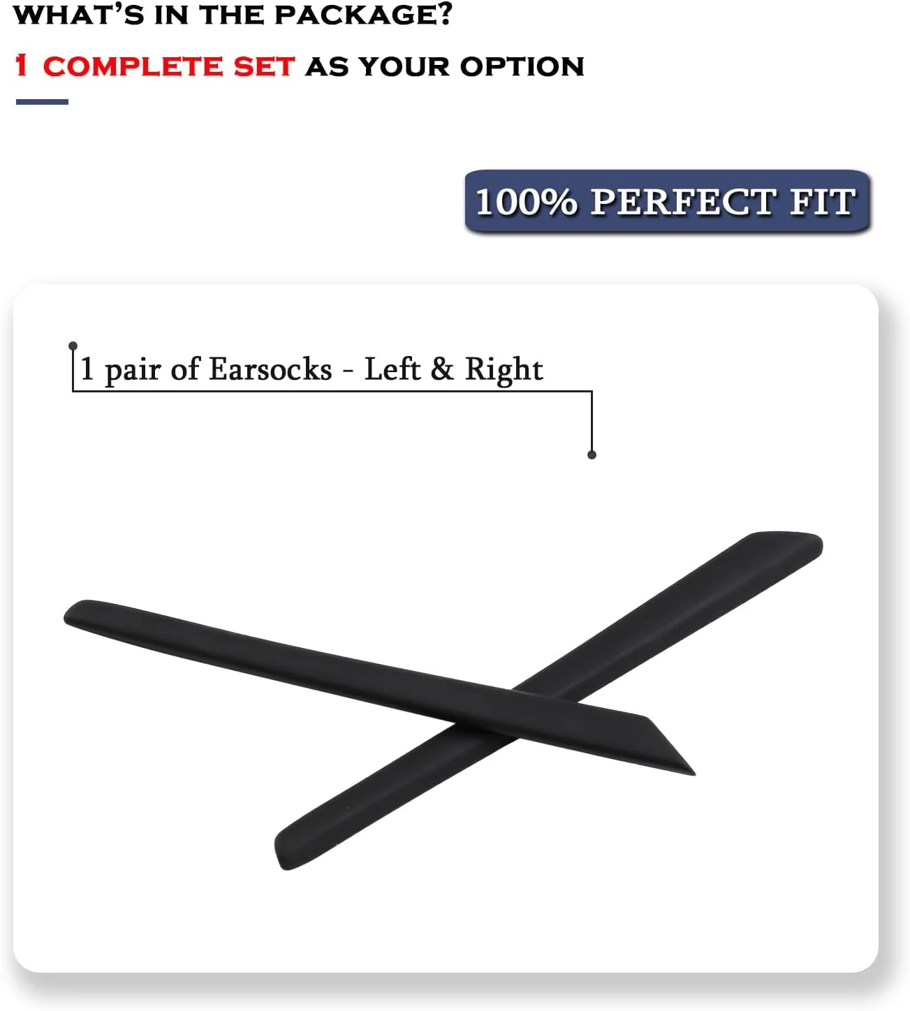 روکش دسته عینک جایگزین برای فریم عینک آفتابی Oakley Wire Tap 2.0 OO4145، روکش مشکی روکش دسته عینک جایگزین برای فریم عینک آفتابی Oakley Wire Tap 2.0 OO4145، روکش مشکی