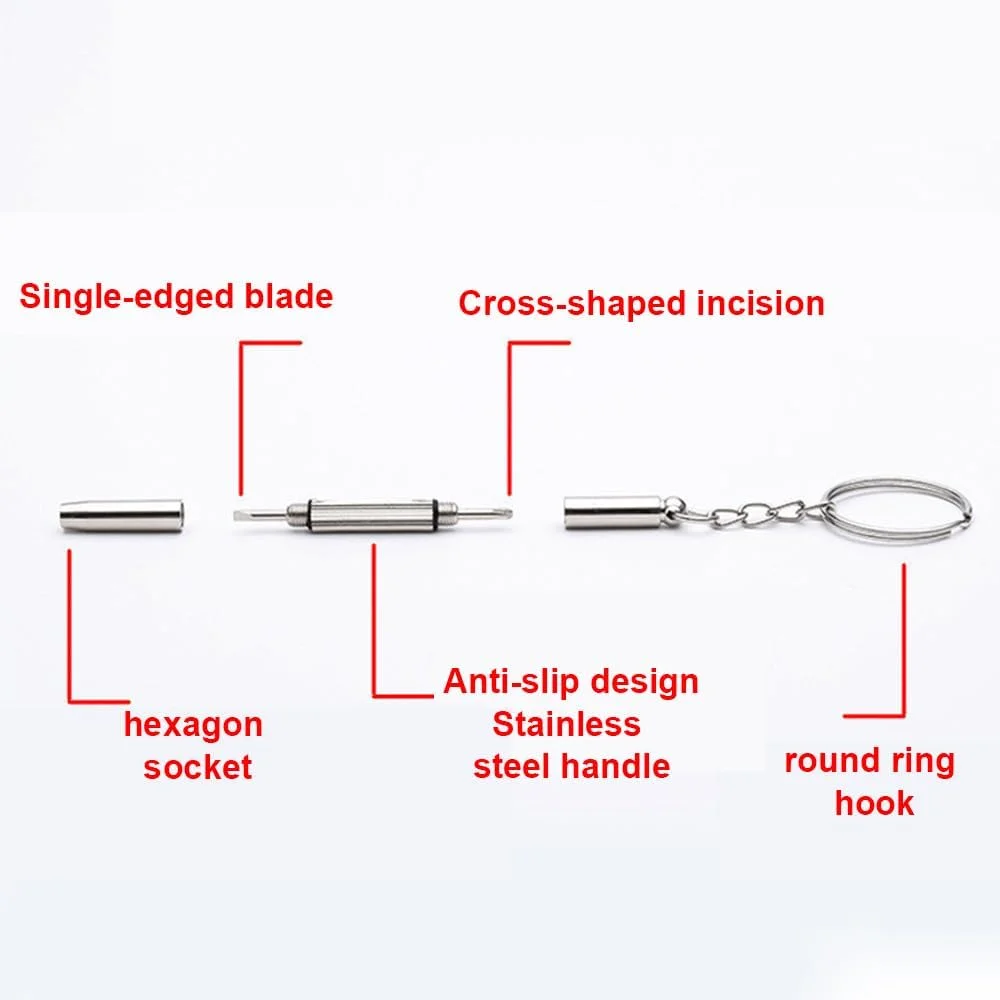 ست جاکلیدی مینی پیچ گوشتی برای تعمیر عینک: بسته ابزار دقیق قابل حمل 10/15/20 عددی ست جاکلیدی مینی پیچ گوشتی برای تعمیر عینک: بسته ابزار دقیق قابل حمل 10/15/20 عددی