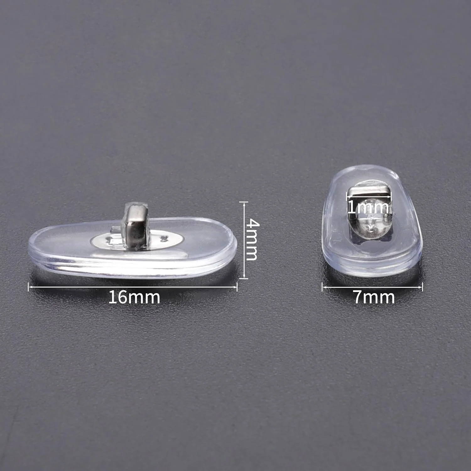 ۱۲ جفت پدهای بینی سیلیکونی نرم ۱۳ میلی‌متری جایگزین برای عینک‌های آفتابی ری‌بن RB3604 RB3534 RB3523 RB3536 RB3549 RB3584 RB3526 RB3538 RB3558 RB3660 RB3530، ضد لغزش، پدهای بینی پلاگین