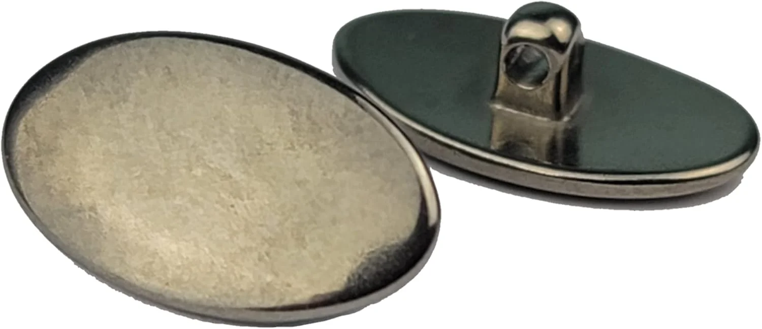 پدهای بینی تیتانیومی 12 میلی متری اشکی پیچی برای عینک و آفتابی، 1 جفت (13 میلی متری بیضی)