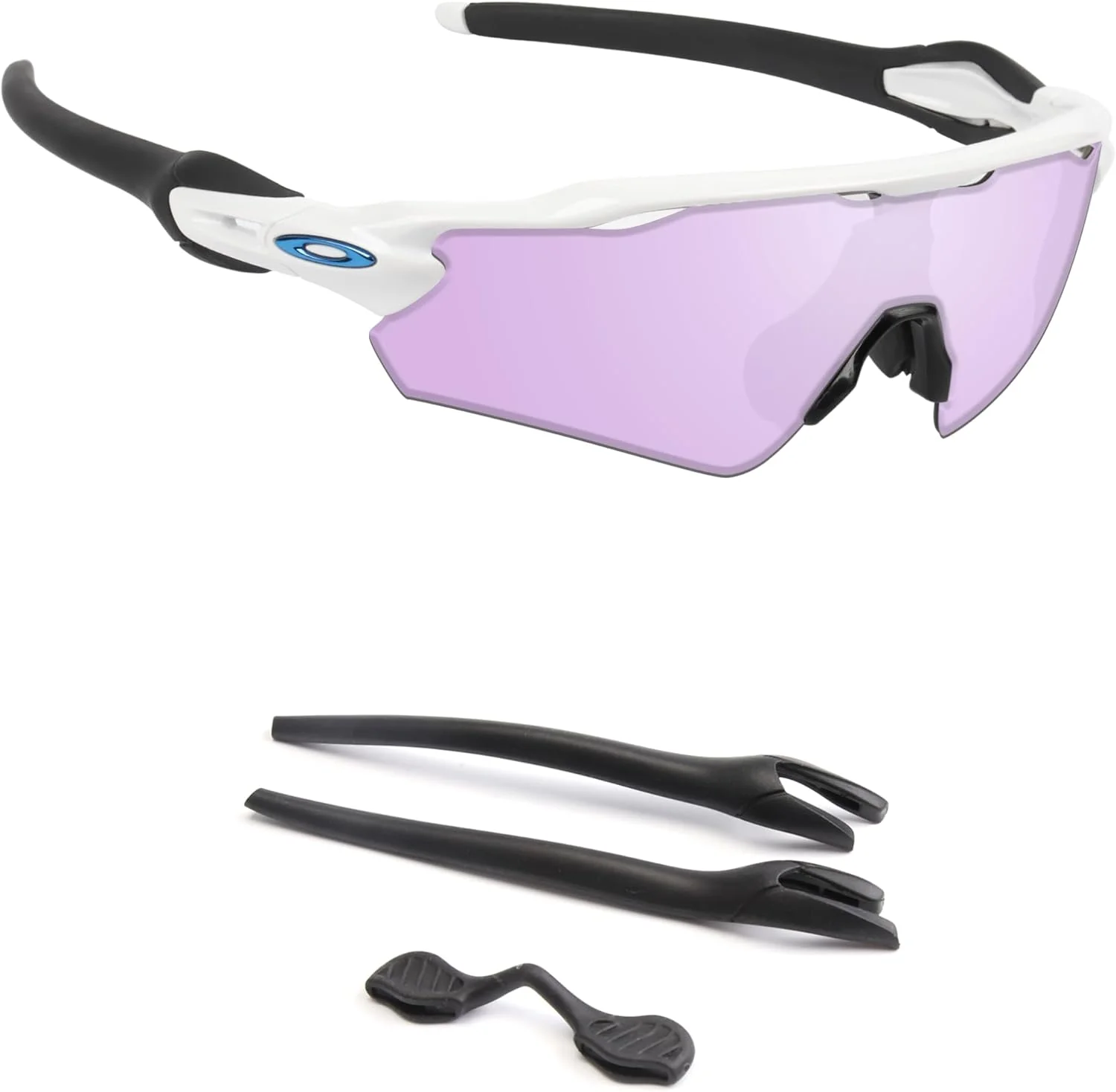 یک جفت پد بینی عینک آفتابی سیلیکونی نرم و روکش دسته برای Oakley Radar EV Path/Radar EV Path Asian Fit، پدهای ضد لغزش و راحت جایگزین روکش دسته یک جفت پد بینی عینک آفتابی سیلیکونی نرم و روکش دسته برای Oakley Radar EV Path/Radar EV Path Asian Fit، پدهای ضد لغزش و راحت جایگزین روکش دسته