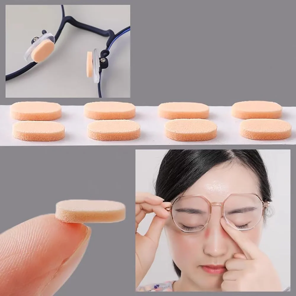 پدهای بینی عینک طبی ضد لغزش رنگ پوست، بسته 32 عددی - پدهای نرم اسفنجی برای عینک، مناسب برای اکثر عینک های طبی و آفتابی، راحت و ضد لغزش پدهای بینی عینک طبی ضد لغزش رنگ پوست، بسته 32 عددی - پدهای نرم اسفنجی برای عینک، مناسب برای اکثر عینک های طبی و آفتابی، راحت و ضد لغزش