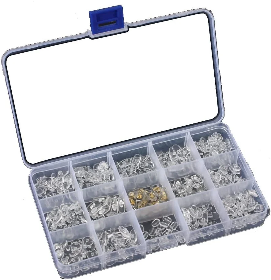 پد بینی سیلیکونی در 15 سایز مختلف به همراه پیچ برای عینک و آفتابی