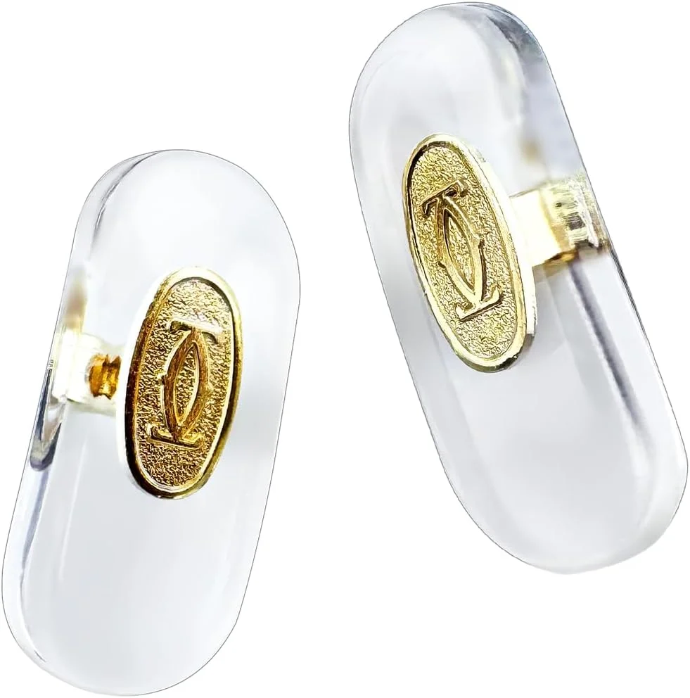 پدهای بینی جایگزین برای عینک و عینک آفتابی کارتیه، سایز بزرگ، همراه با پیچ و پیچ گوشتی پدهای بینی جایگزین برای عینک و عینک آفتابی کارتیه، سایز بزرگ، همراه با پیچ و پیچ گوشتی