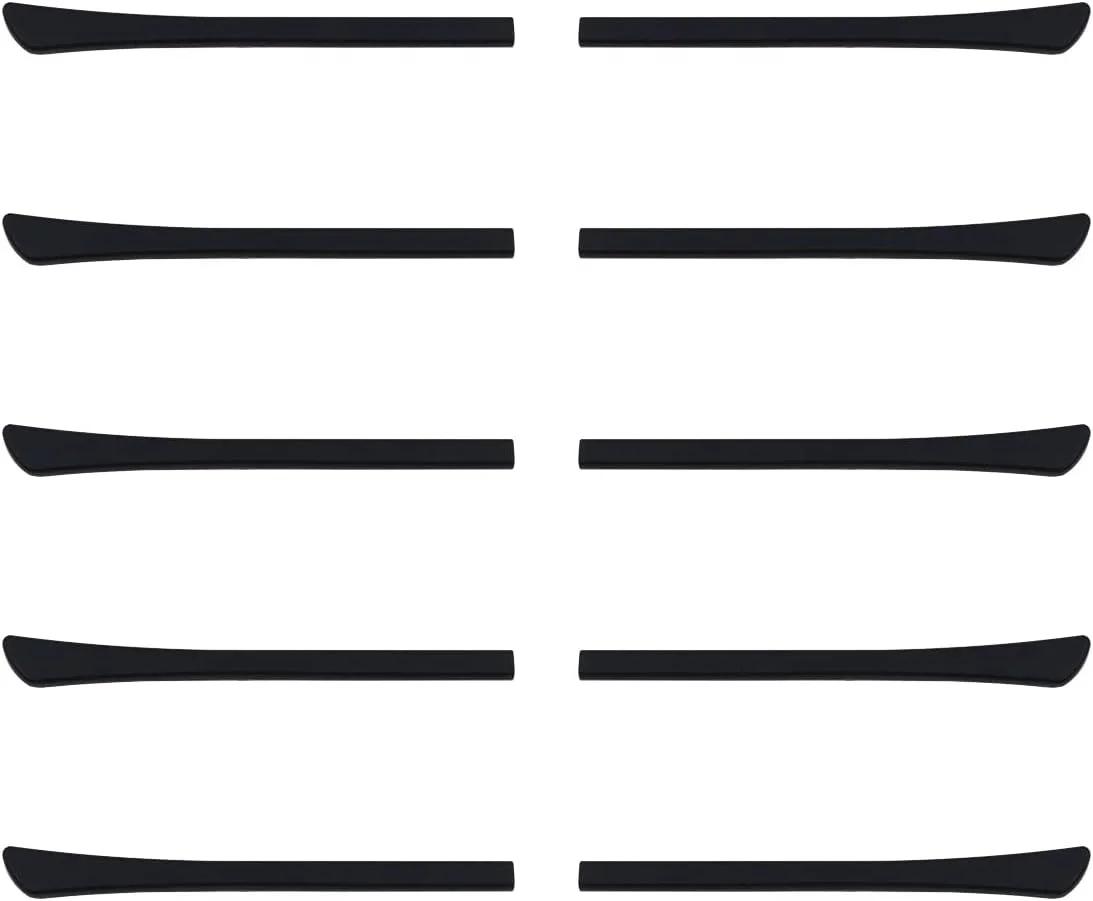 ۵ جفت سرپوش انتهایی سیلیکونی ضد لغزش عینک برای پایه های عینک آفتابی برای پایه های عینک فلزی نازک (مشکی) ۵ جفت سرپوش انتهایی سیلیکونی ضد لغزش عینک برای پایه های عینک آفتابی برای پایه های عینک فلزی نازک (مشکی)