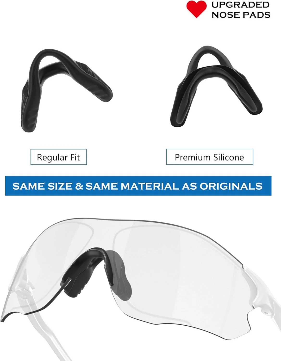 پدهای بینی جایگزین برای عینک آفتابی Oakley EV Zero Series - گزینه ها پدهای بینی جایگزین برای عینک آفتابی Oakley EV Zero Series - گزینه ها