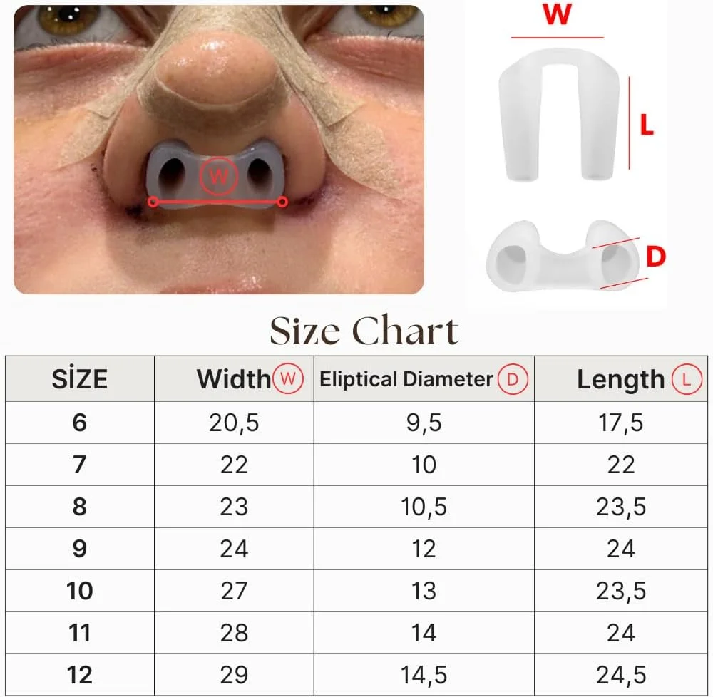نگهدارنده سوراخ بینی، پد بینی برای جراحی، نگهدارنده سوراخ بینی عمل بینی، نگهدارنده برای جراحی، نگهدارنده سوراخ بینی %100 سیلیکونی (7)