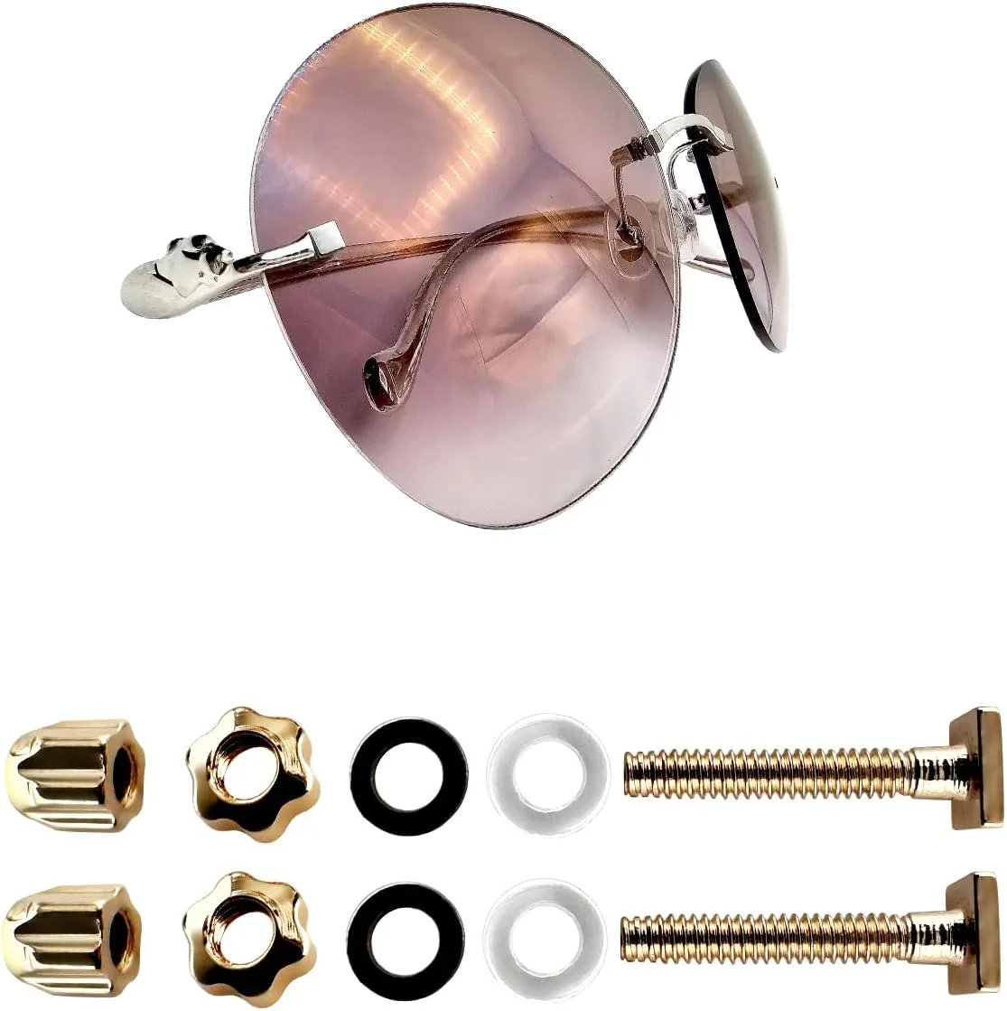 پیچ های جایگزین برای عینک آفتابی بدون فریم کارتیه، پیچ های مربعی کیت تعمیر 2.5 میلی متر 3.2 میلی متر (3.2 میلی متر) پیچ های جایگزین برای عینک آفتابی بدون فریم کارتیه، پیچ های مربعی کیت تعمیر 2.5 میلی متر 3.2 میلی متر (3.2 میلی متر)