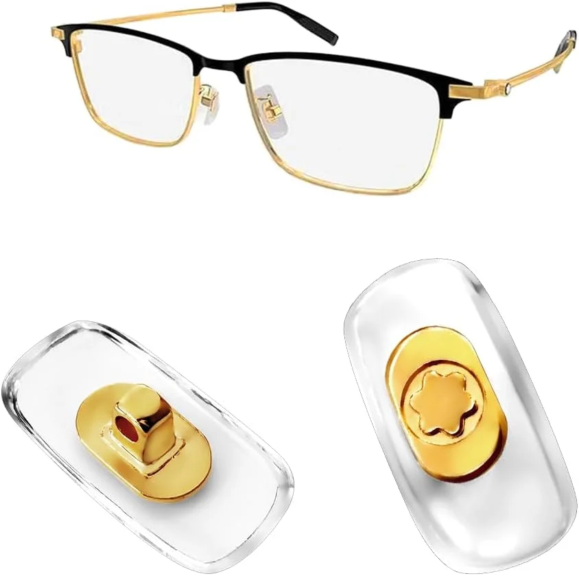 پدهای بینی جایگزین برای عینک آفتابی و عینک طبی مون بلان (طلایی) پدهای بینی جایگزین برای عینک آفتابی و عینک طبی مون بلان (طلایی)