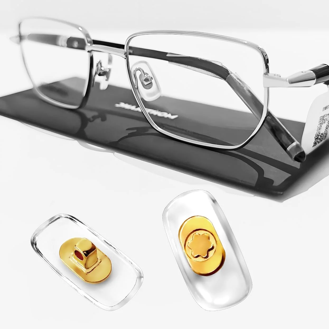 پدهای بینی جایگزین برای عینک آفتابی و عینک طبی مون بلان (طلایی)