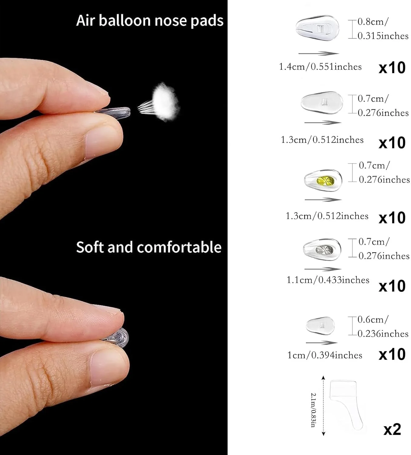 کیت تعمیر عینک 50 عددی، 25 جفت پد بینی سیلیکونی فشاری عینک، پد بینی برای عینک های فشاری، پیچ عینک سیلیکونی PVC، موچین، پارچه آینه، کیت تعمیر عینک کیت تعمیر عینک 50 عددی، 25 جفت پد بینی سیلیکونی فشاری عینک، پد بینی برای عینک های فشاری، پیچ عینک سیلیکونی PVC، موچین، پارچه آینه، کیت تعمیر عینک