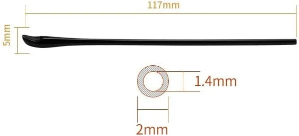 ۲ جفت سرگوشی عینک، سرگوشی های پلاستیکی ضد لغزش برای عینک های فریم فلزی - جوراب های گوشی جایگزین با فیت راحت برای لوازم جانبی عینک (شفاف)