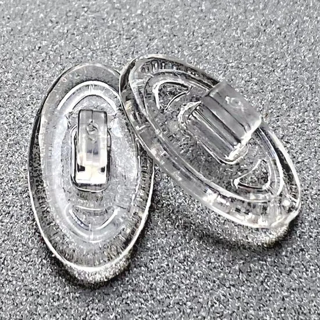 پدهای بینی جایگزین برای عینک آفتابی/عینک طبی اوکلی، 5 جفت پد بینی سیلیکونی شفاف