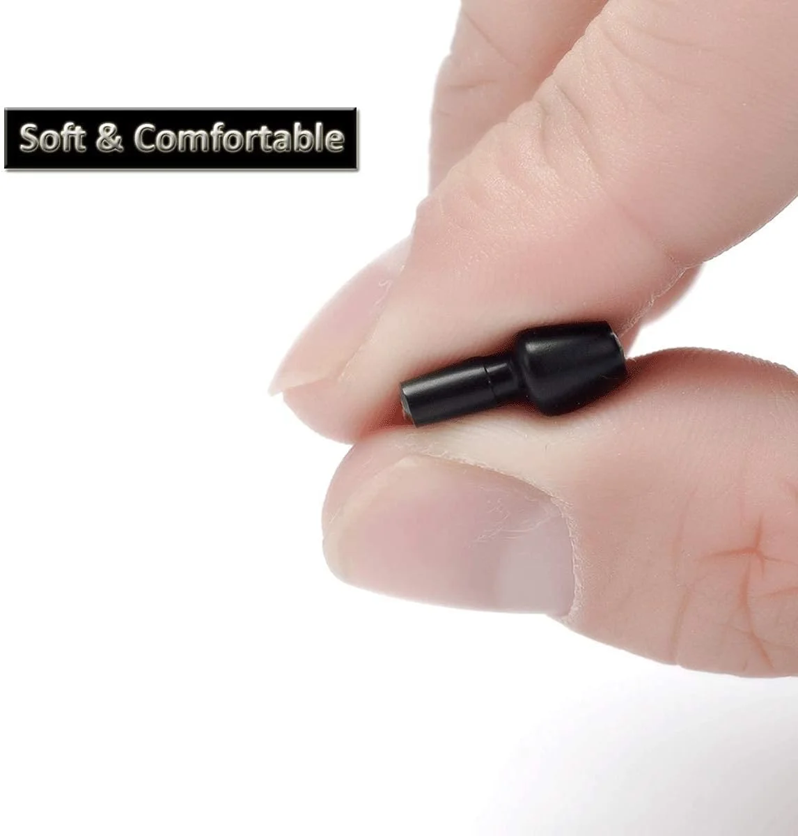 پدهای بینی عینک NCN 2.5mm - 10 جفت پد بینی پروانه ای سیلیکونی نرم و ضد لغزش برای عینک مطالعه، عینک آفتابی و عینک طبی (5 جفت مشکی + 5 جفت شفاف)