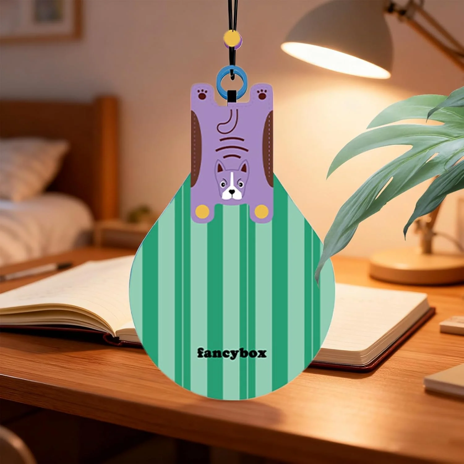 دستمال تمیز کننده عینک - نگهدارنده عینک حیوانی با بند گردنی - لوازم جانبی عینک برای مسافرت، پیاده روی، کمپینگ، رانندگی، ماهیگیری و قدم زدن